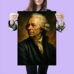 Epic Leonhard Euler portrait poster 3