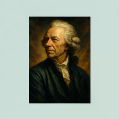 Epic Leonhard Euler portrait poster 8