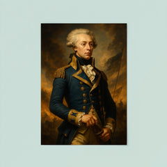 Epic Marquis de Lafayette portrait poster 8