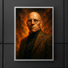 Epic Michel Foucault portrait poster 5
