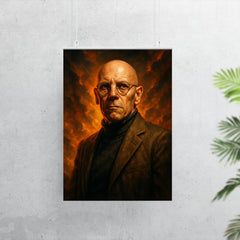 Epic Michel Foucault portrait poster 7