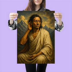 Epic Milarepa portrait poster 3