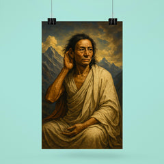 Epic Milarepa portrait poster 6