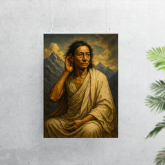 Epic Milarepa portrait poster 7