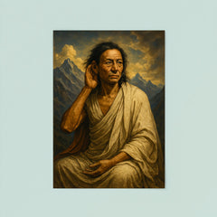 Epic Milarepa portrait poster 8