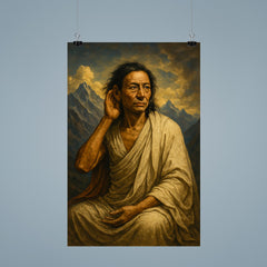 Epic Milarepa portrait poster 9