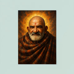 Epic Neem Karoli Baba portrait poster 8