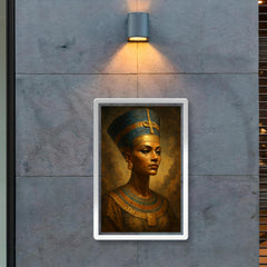 Epic Nefertiti portrait poster 2