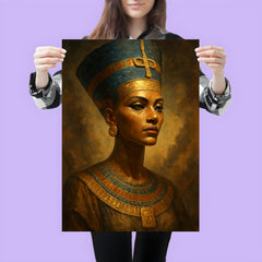 Epic Nefertiti portrait poster 3