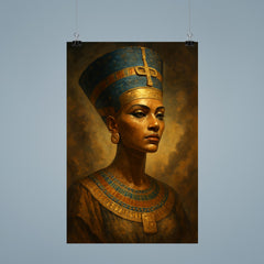 Epic Nefertiti portrait poster 9