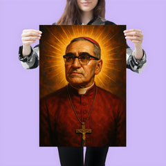 Epic Oscar Romero portrait poster 3