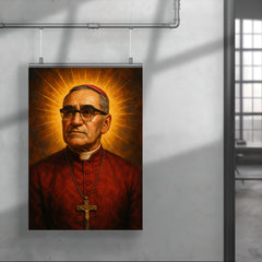 Epic Oscar Romero portrait poster 4