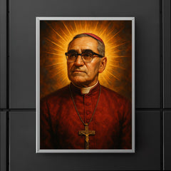Epic Oscar Romero portrait poster 5