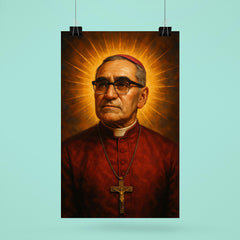 Epic Oscar Romero portrait poster 6