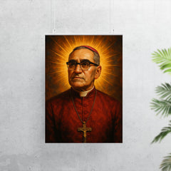 Epic Oscar Romero portrait poster 7