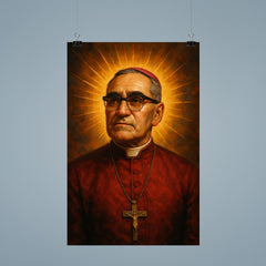 Epic Oscar Romero portrait poster 9