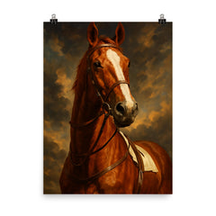 Epic Phar Lap portrait poster on a plain backdrop in size 8"x10".