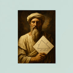 Epic Pythagoras portrait poster 8