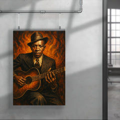 Epic Robert Johnson portrait poster 4