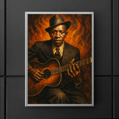 Epic Robert Johnson portrait poster 5