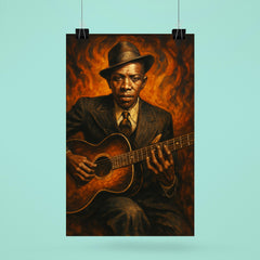 Epic Robert Johnson portrait poster 6