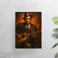 Epic Robert Johnson portrait poster 7