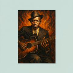 Epic Robert Johnson portrait poster 8