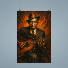 Epic Robert Johnson portrait poster 9