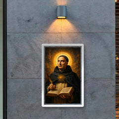Epic St Thomas Aquinas portrait poster 2