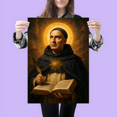 Epic St Thomas Aquinas portrait poster 3