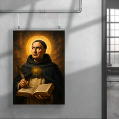 Epic St Thomas Aquinas portrait poster 4