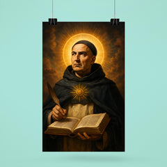 Epic St Thomas Aquinas portrait poster 6
