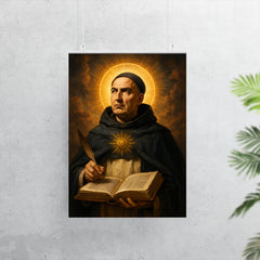 Epic St Thomas Aquinas portrait poster 7
