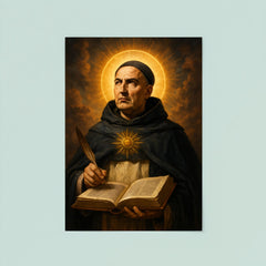 Epic St Thomas Aquinas portrait poster 8