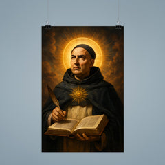 Epic St Thomas Aquinas portrait poster 9