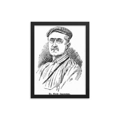 Erich Zugmayer framed print on a plain backdrop in size 12"x16".