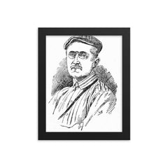 Erich Zugmayer framed print on a plain backdrop in size 8"x10".