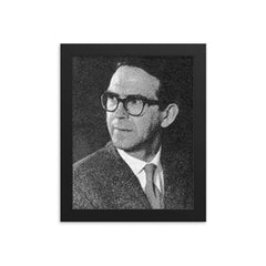 Erlendur Patursson framed print on a plain backdrop in size 8"x10".