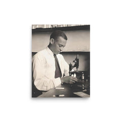 Ernest Everett Just poster on a plain backdrop in size 8"x10".