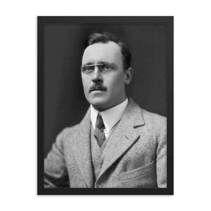 Ernest Marsden framed print on a plain backdrop in size 18