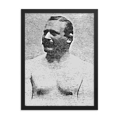 Ernest Roeber framed print on a plain backdrop in size 18"x24".