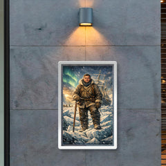 Ernest Shackleton on Endurance ice poster 2