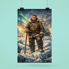 Ernest Shackleton on Endurance ice poster 6