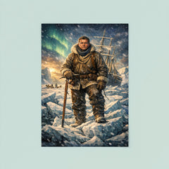 Ernest Shackleton on Endurance ice poster 8