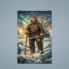 Ernest Shackleton on Endurance ice poster 9