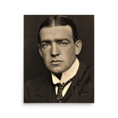 Ernest Shackleton poster on a plain backdrop in size 16"x20".