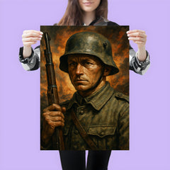 Ernst Jünger storm of steel portrait poster 3