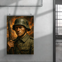 Ernst Jünger storm of steel portrait poster 4