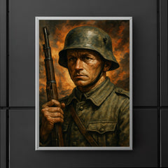 Ernst Jünger storm of steel portrait poster 5