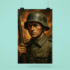 Ernst Jünger storm of steel portrait poster 6